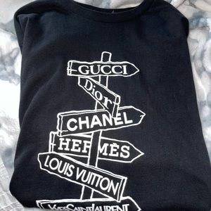 Boutique designer names t-shirt